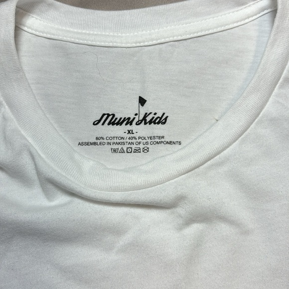 Muni Kids White Original Tee sz XL unisex - Picture 4 of 5